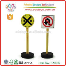 2015 New Wooden Road Sign Toy Children Mini Road Sign Toy Cheap Mini Wooden Signs Toy